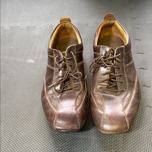 Timberland Brown Leather Derby Shoes